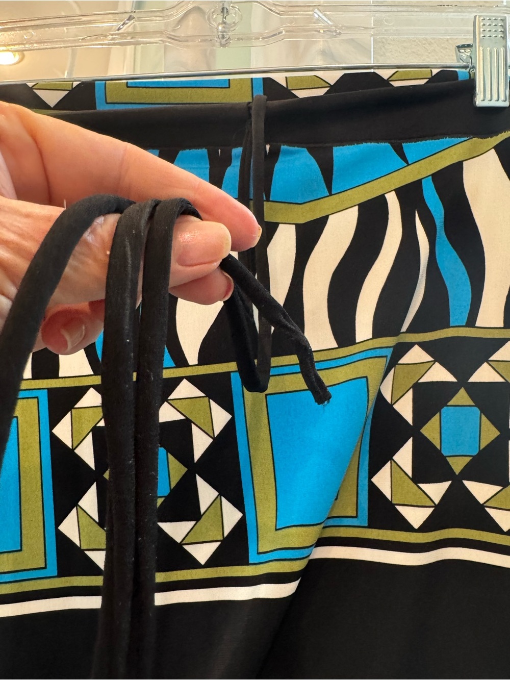 Drawstring full long pants - Picture 4 of 4